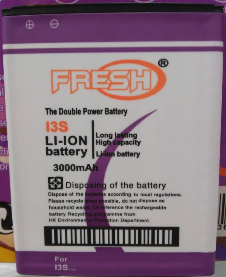BATERAI FRESH DOBEL POWER ANDROMAX I3S 3000 MAH